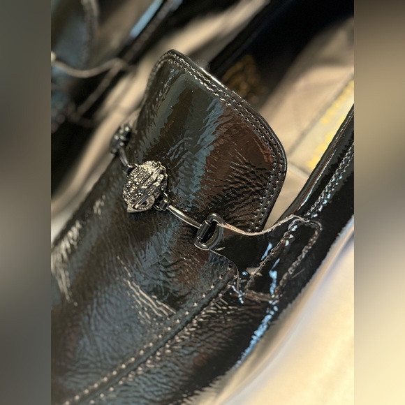 NEW Kurt Geiger London Men's Ali Bit Patent Leather Loafers - Picture 5 of 8